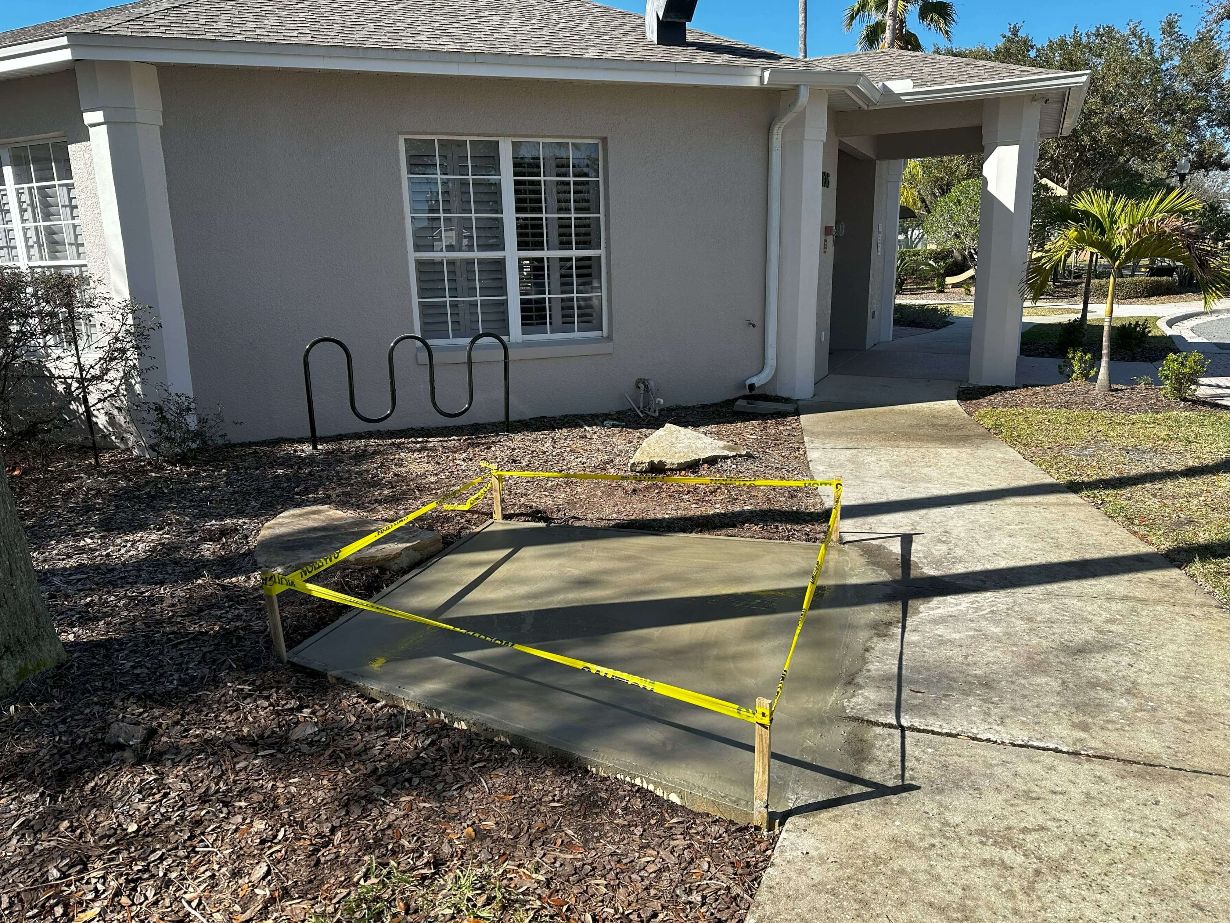 Handyman Concrete Bicycle Pad